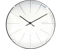 Tischuhr Big Stripe Mini weiß Ø 20 cm