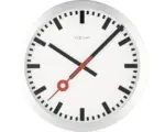 Hornbach Wanduhr Station aluminium Ø 35 cm
