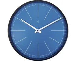 Wanduhr Ethan blau Ø 40 cm