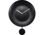 Hornbach Wanduhr Bowl schwarz 30x40 cm