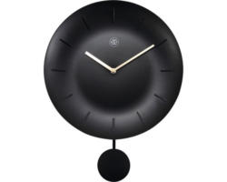 Wanduhr Bowl schwarz 30x40 cm