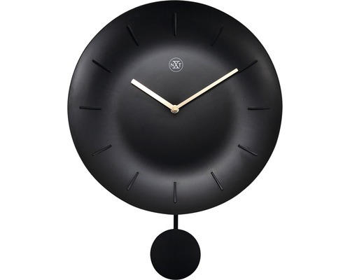 Wanduhr Bowl schwarz 30x40 cm