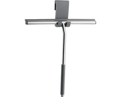 Duschkabinenabzieher Reika Tate mit Halter edelstahl matt