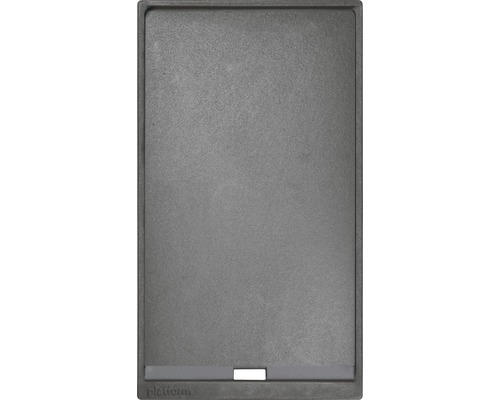 Tenneker® Grillplatte Gussplatte Plancharost Carbon 42,3 x 23,8 cm Gusseisen schwarz Grillrostsystem Platform für Carbon