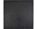 Hornbach Aluminiummosaik Quadrat 29,0x29,0 cm selbstklebend schwarz matt