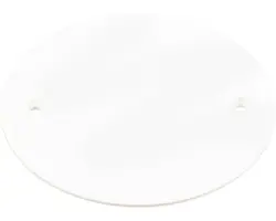 Randdeckel Unterputz weiß