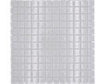 Hornbach Glasmosaik Crystal Quadrat 30,0x30,0 cm uni superweiß