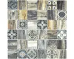 Hornbach Glasmosaik Crystal Quadrat 30,0x30,0 cm grün mix