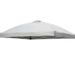 Ersatzdach für Faltpavillon 3,6x3,6 m hellgrau