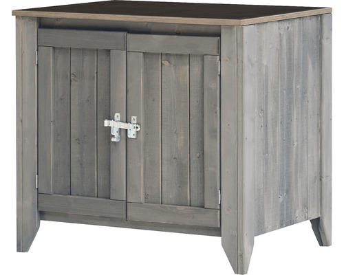 Outdoorküche Typ 559 Sideboard inkl. 2 Türen 80x60x73 cm hellgrau