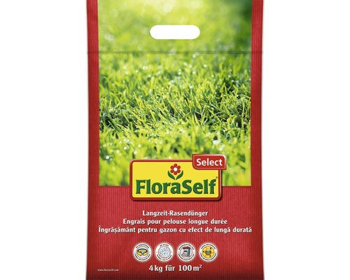 Langzeit-Rasendünger FloraSelf Select 4 kg / 100 m²