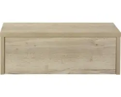 Waschbeckenunterschrank Sanox Bloxx 35x100x54 cm mit Waschtischplatte eiche natur