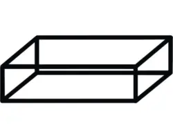 Wandregal Sanox 80x20x44,8 cm Metallgestell schwarz