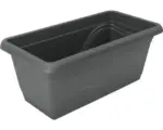 Hornbach Blumenkasten Lafiora Extra Flor Kunststoff 40x20,5x17 cm schwarz