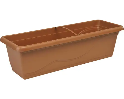 Blumenkasten Lafiora Extra Flor Kunststoff 60x20,5x17 cm braun