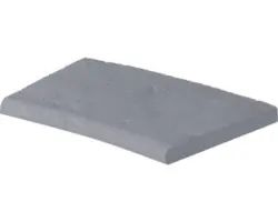 Poolumrandung Beckenrandstein Margo Element mit Innenrundung für Radius 350 cm Perlgrau 50 x 31 x 3,2 cm