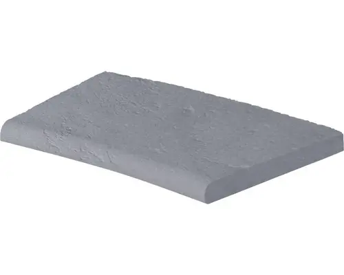 Poolumrandung Beckenrandstein Margo Element mit Innenrundung für Radius 350 cm Perlgrau 50 x 31 x 3,2 cm