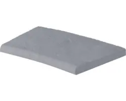 Poolumrandung Beckenrandstein Margo Element mit Innenrundung für Radius 160 cm Perlgrau 49 x 31 x 3,2 cm