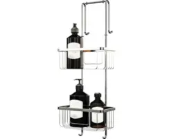 Duschregal Schulte 2 Etagen zum Einhängen chrom