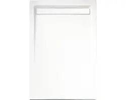 Extraflaches Rechteck-Duschwannen-Set mit Rinne Schulte D202914 140x90x2,5 cm weiß
