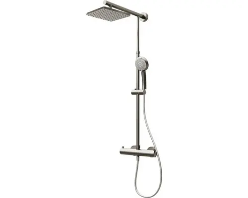 Duschsäule Schulte Classic Rain D9641 90 mit Thermostat edelstahl