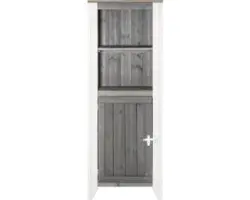 Outdoorküche Typ 561 Hochschrank inkl. 1 Tür 60x60x160 cm hellgrau-creme