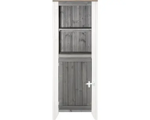 Outdoorküche Typ 561 Hochschrank inkl. 1 Tür 60x60x160 cm hellgrau-creme