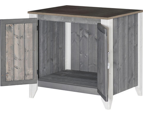 Outdoorküche Typ 561 Sideboard inkl. 2 Türen 80x60x73 cm hellgrau-creme