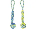 Hornbach Hundespielzeug K9 Fitness by Zeus Rope & TPR Ball Tug zufällige Farbauswahl