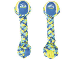 Hundespielzeug Artikeldetails Kundenbewertungen K9 Fitness by Zeus Rope & TPR Tennis Dumbbell zufällige Farbauswahl