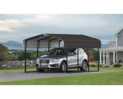 Einzelcarport ShelterLogic Mailand 300x610 cm schwarz