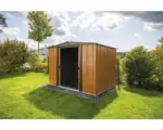Hornbach Gerätehaus SPACEMAKER 8x6 Woodlake 253 x 181 cm Holzoptik