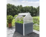 Hornbach Hochbeet klassisch WESTANN Store & Grow inkl. Stauraum 120 x 120 x 169 cm anthrazit
