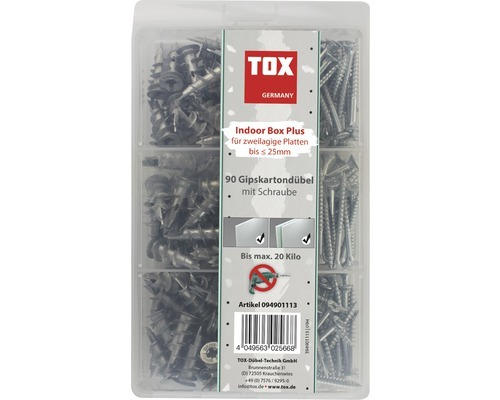 Sortimentsbox Tox Indoor Plus Gipskartondübel 180 Teile - 094901113