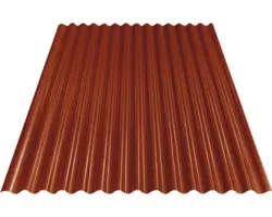 PRECIT Wellblech Sinus S18 76/18 Oxidrot RAL 3009 1500 x 883 x 0,4 mm