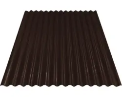 PRECIT Wellblech Sinus S18 76/18 Schokoladenbraun RAL 8017 2000 x 883 x 0,4 mm