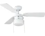 Hornbach Deckenventilator Madeira Barat mit Beleuchtung Ø 91 cm weiß