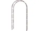 Hornbach Rosenbogen Circle Schokobraun