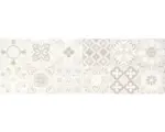 Hornbach Keramik Dekorfliese Cloud mix 25,0x75,0 cm beige braun weiß geflammt