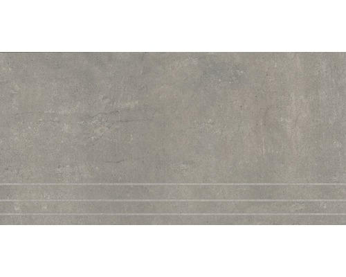 Feinsteinzeug Treppenstufe New Beton 62,0x31,0 cm grau matt