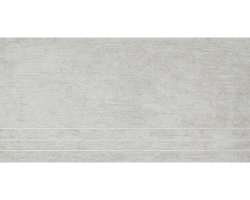 Feinsteinzeug Treppenstufe New Wood 62,0x31,0 cm grau matt