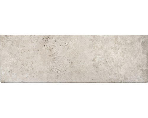 FLAIRSTONE Poolumrandung Roma beige gerade 1 Längsseite gerundet 115 x 37 x 3 cm