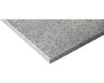 Hornbach FLAIRSTONE Trittstufe Iceland white grau 1 Längsseite geschliffen und gefast 115 x 35 cm