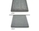 Hornbach FLAIRSTONE Mauerabdeckplatte Endstück Phönix grau mit Wassernase 115 x 27 x 3 cm