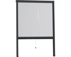Insektenschutz home protect easyHOLD Rollo-Fenster Aluminium anthrazit 80x130 cm