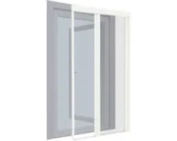 Insektenschutz Alu-Plissee-Tür home protect weiss 120x240 cm