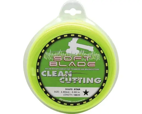 Trimmerfaden Soft Blade Sauberer Schnitt 2,00mm/186mt