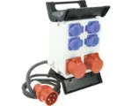 Hornbach Mobiler Stromverteiler H07RN-F 2x CEE 5x16A 4x Schuko 16A IP54 2,5 mm² 2 m grau
