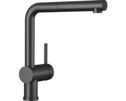 Küchenarmatur Blanco Linus-S 525807 mit Handbrause schwarz matt