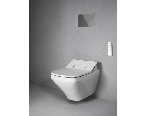 Dusch-WC Komplettanlage Duravit DuraStyle für Sensowash weiß wandhängend 631001002004300 mit Dusch-WC-Sitz